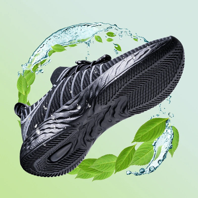 (image for) ONEMIX Water Resistance Sneakers All Direction Strong Waterproof Tech Anti-fouling Quick Cleaning Breathable Lightweight Sports Shoes for Outdoor Climbing Hiking Cycling